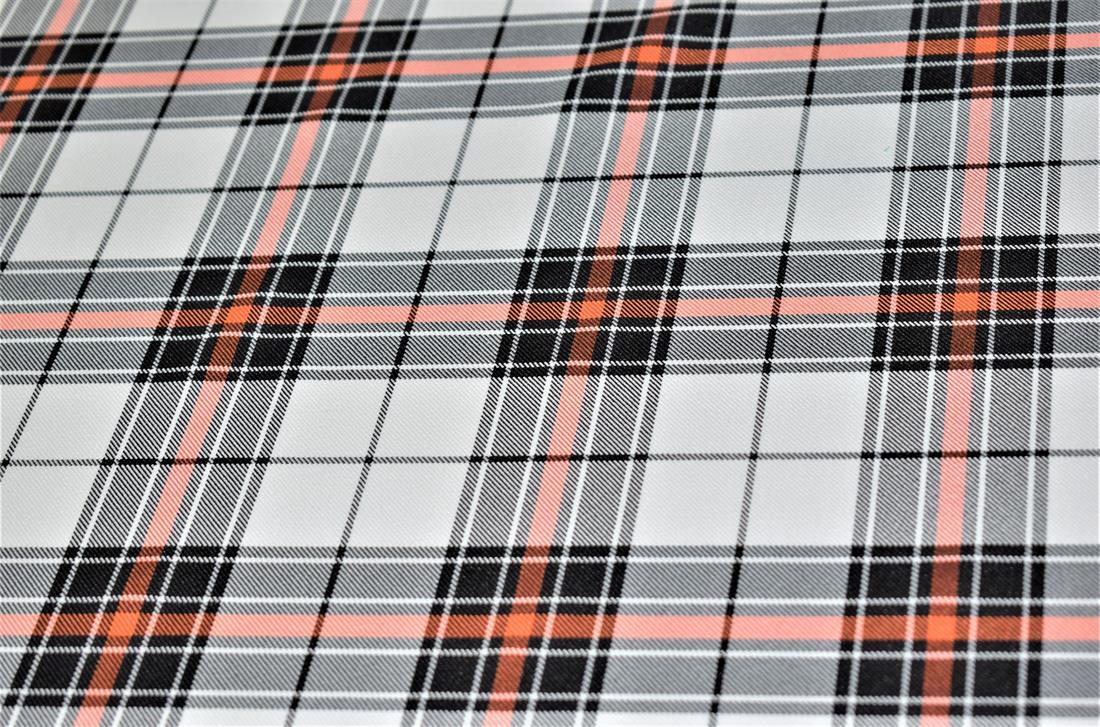 White Classic Fashion Tartan