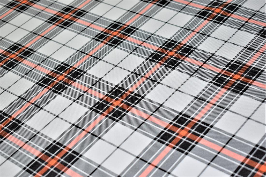 White Classic Fashion Tartan