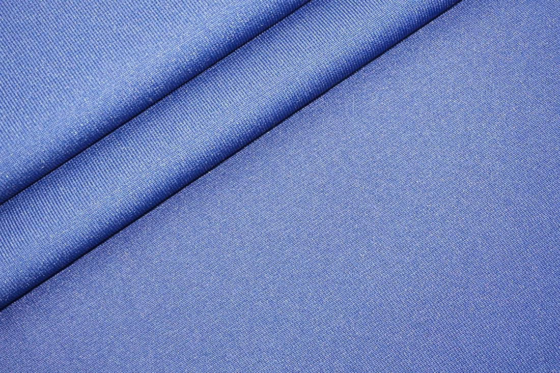 Deep Dark Blue Cotton Ribbed Jersey