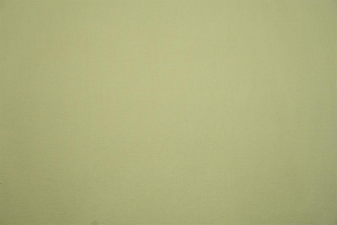 Pale Yellow Cotton Ribbed Jersey