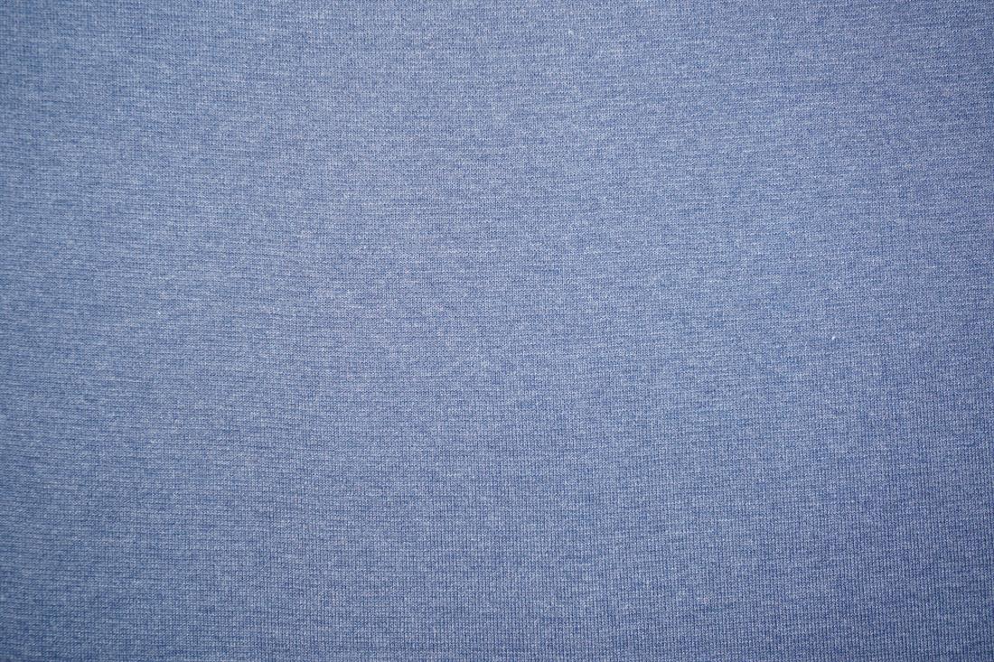 Denim Cotton Ribbed Jersey