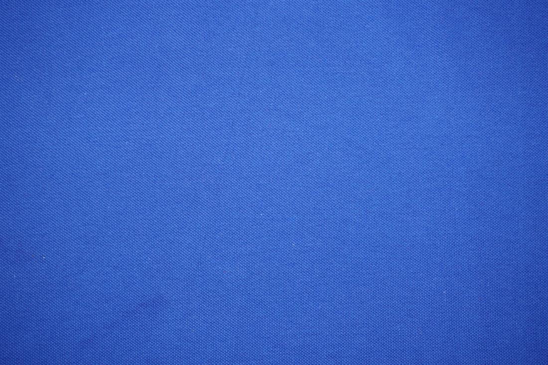 Ocean Blue Cotton Ribbed Jersey