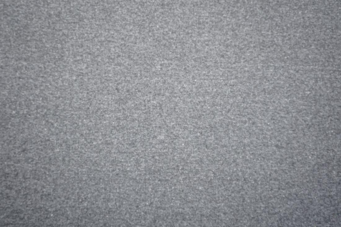 Charcoal Cotton Ribbed Jersey