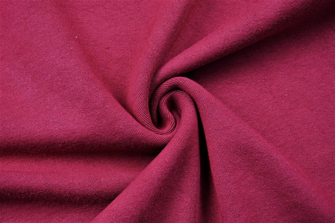 Maroon & Berry Cotton Ribbed Jersey