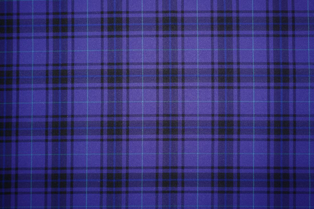 Purple & Blue & Black Tartans