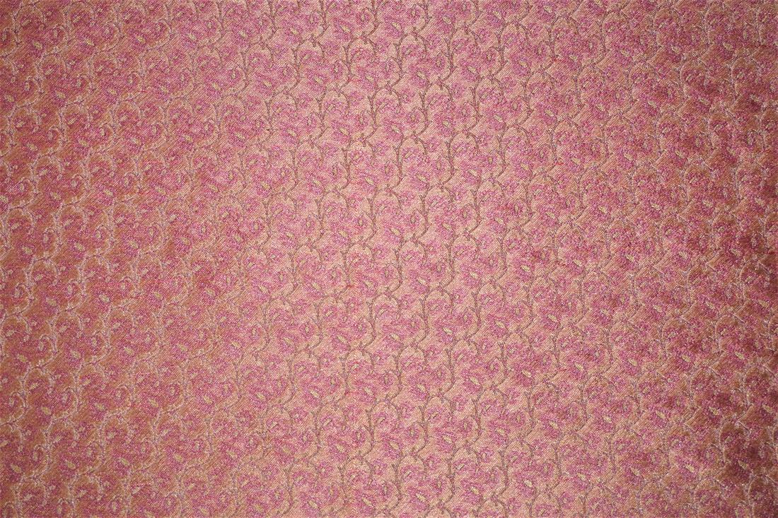 Maroon & Pink Brocades