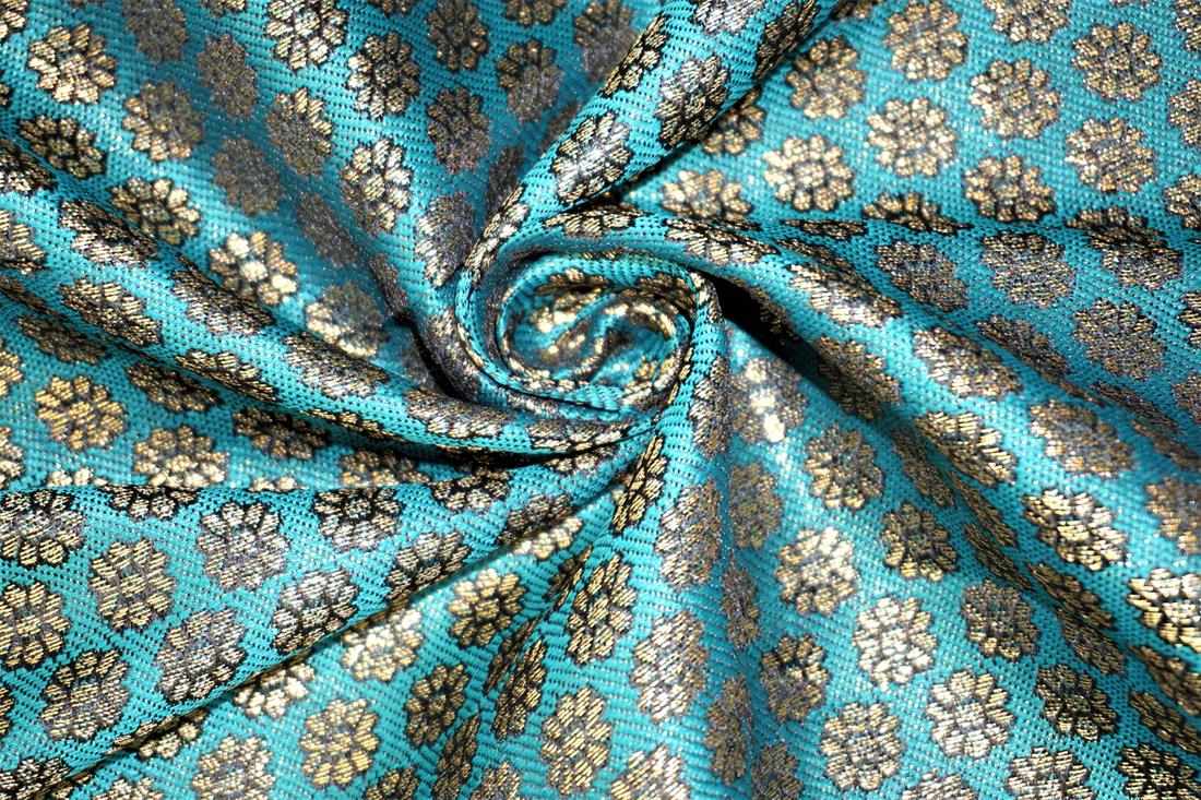 Teal Brocades