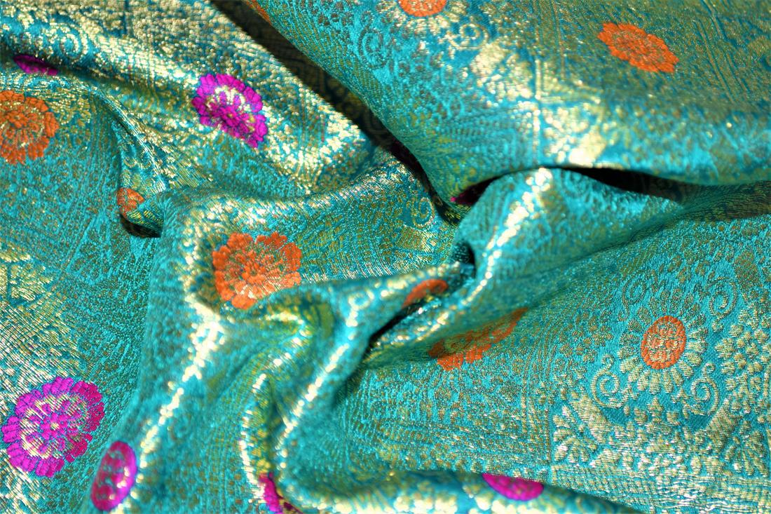 Turquoise Brocade