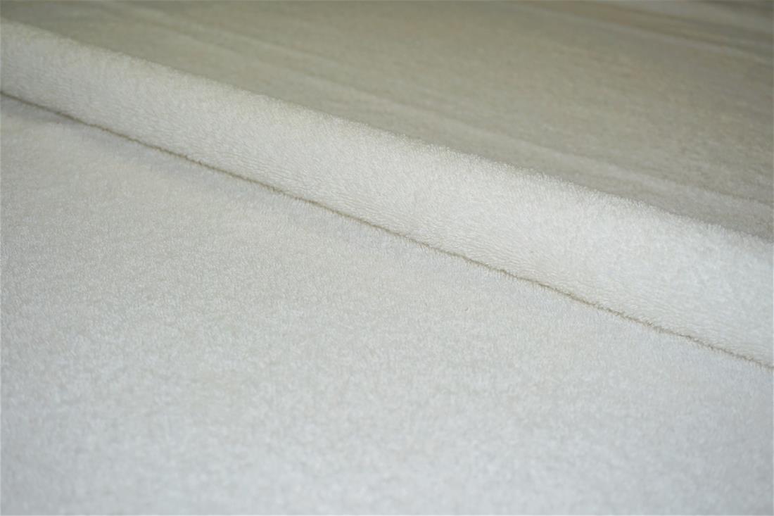 Cream Premium Quality Thick Cotton Terry Towelling Fabric