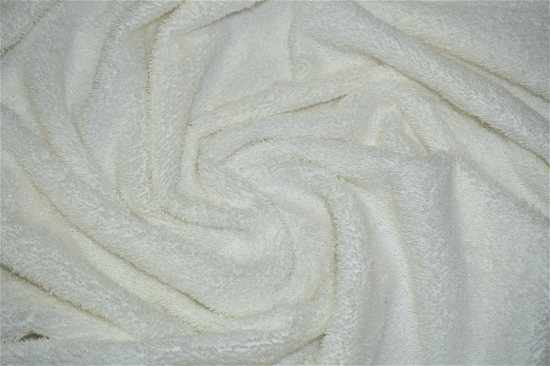 Cream Premium Quality Thick Cotton Terry Towelling Fabric