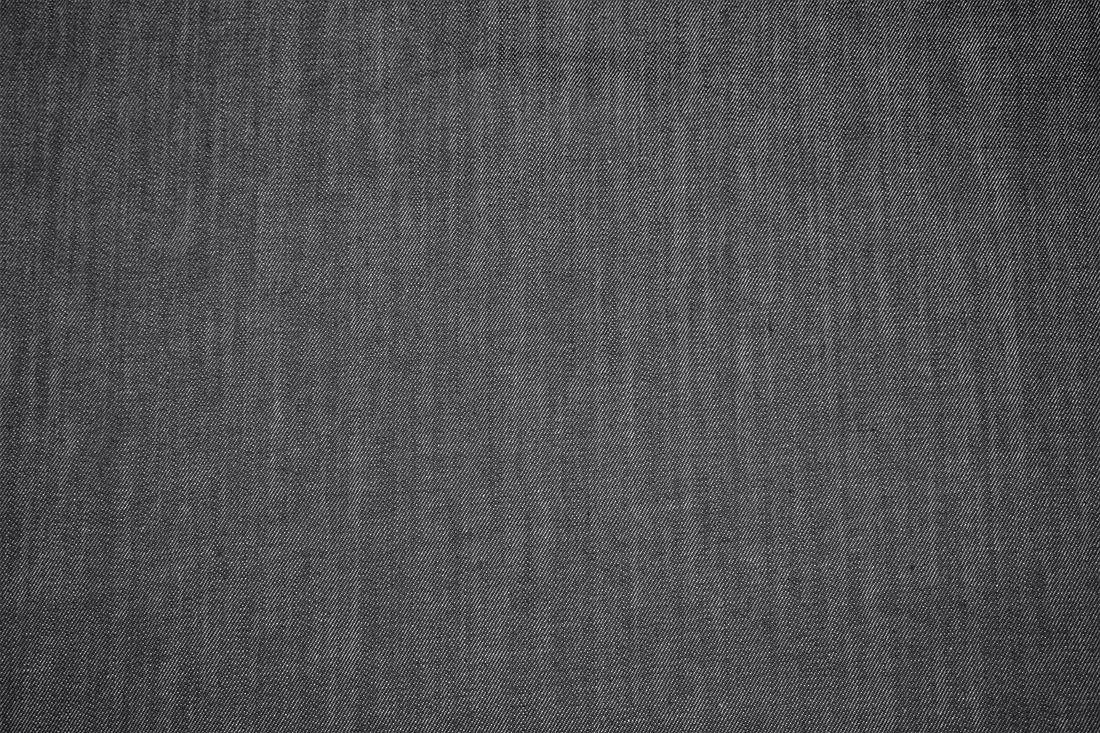 Black Col 1 Cotton Stretch Denim