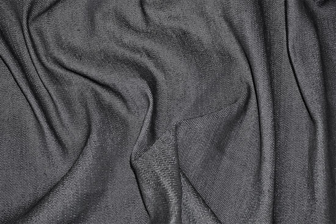 Black Col 2 Cotton Stretch Denim