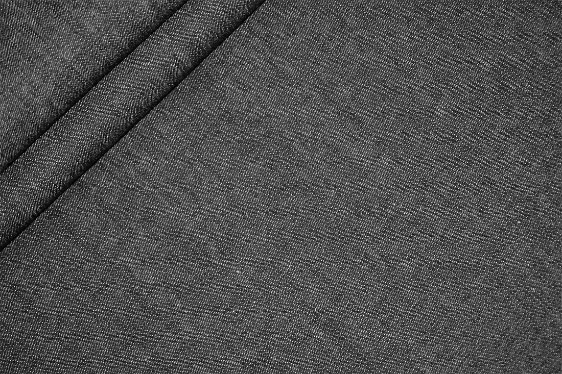 Black Col 4 Cotton Stretch Denim