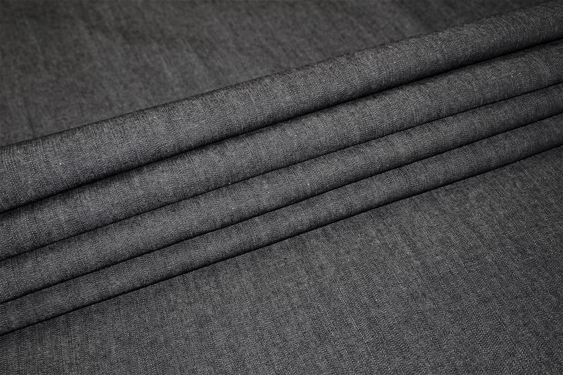 Black Col 4 Cotton Stretch Denim