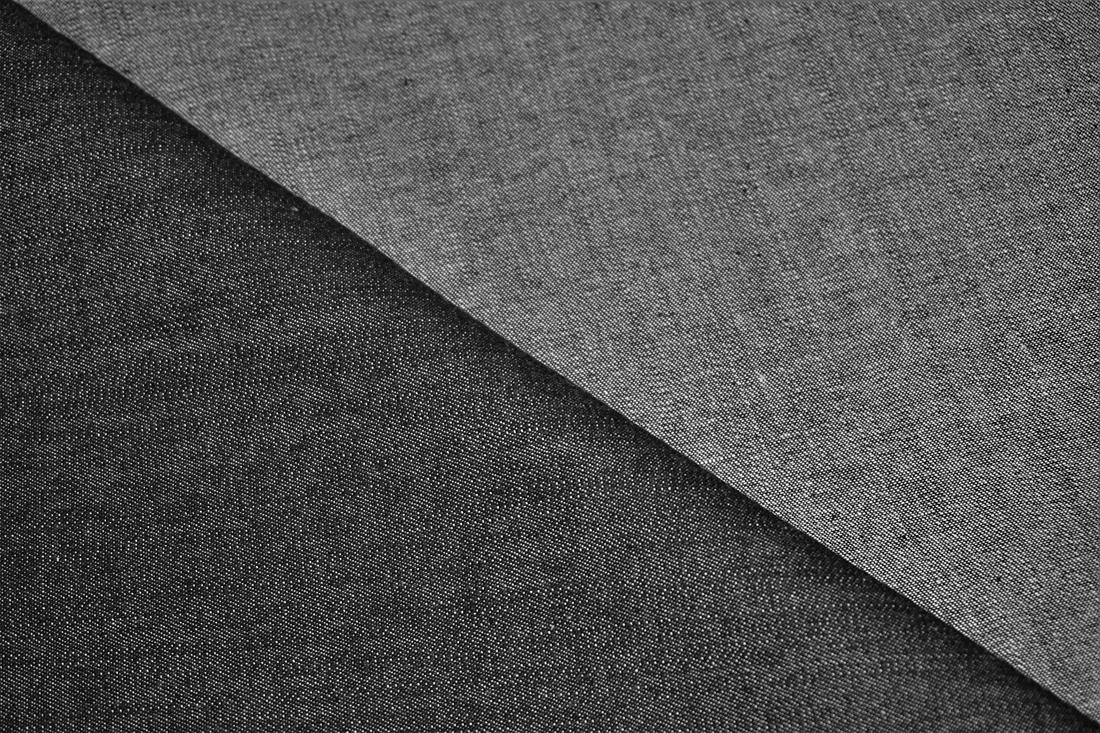 Black Col 4 Cotton Stretch Denim