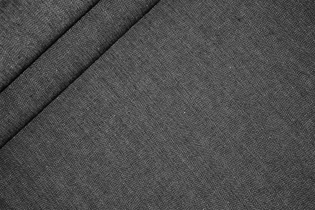 Black Col 6 Cotton Stretch Denim