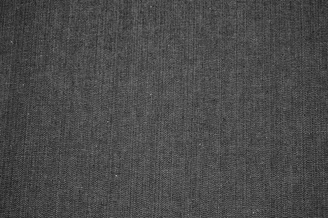 Black Col 6 Cotton Stretch Denim
