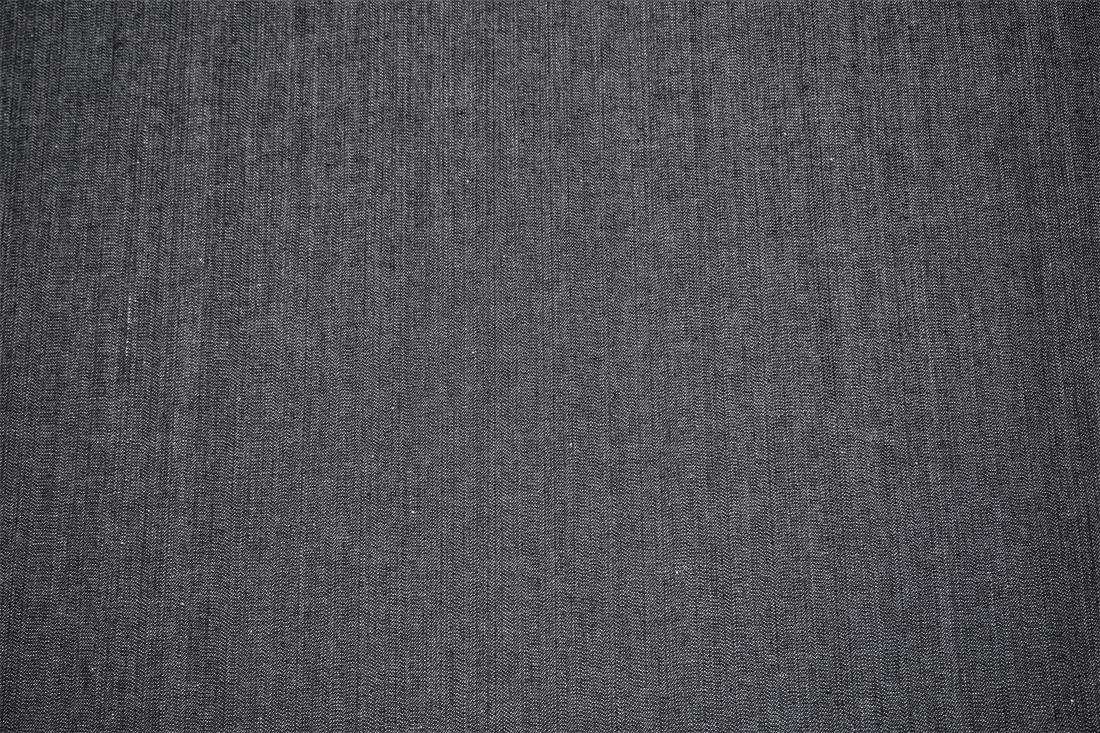 Black Col 6 Cotton Stretch Denim