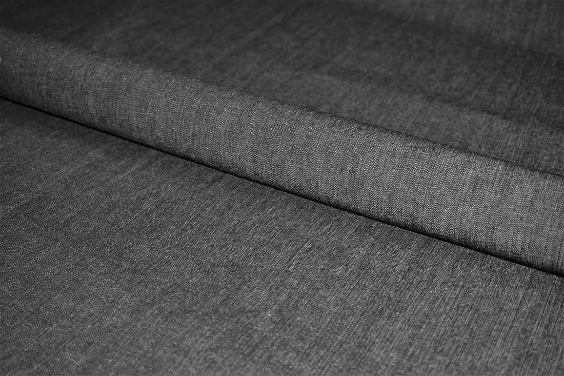Black Col 6 Cotton Stretch Denim