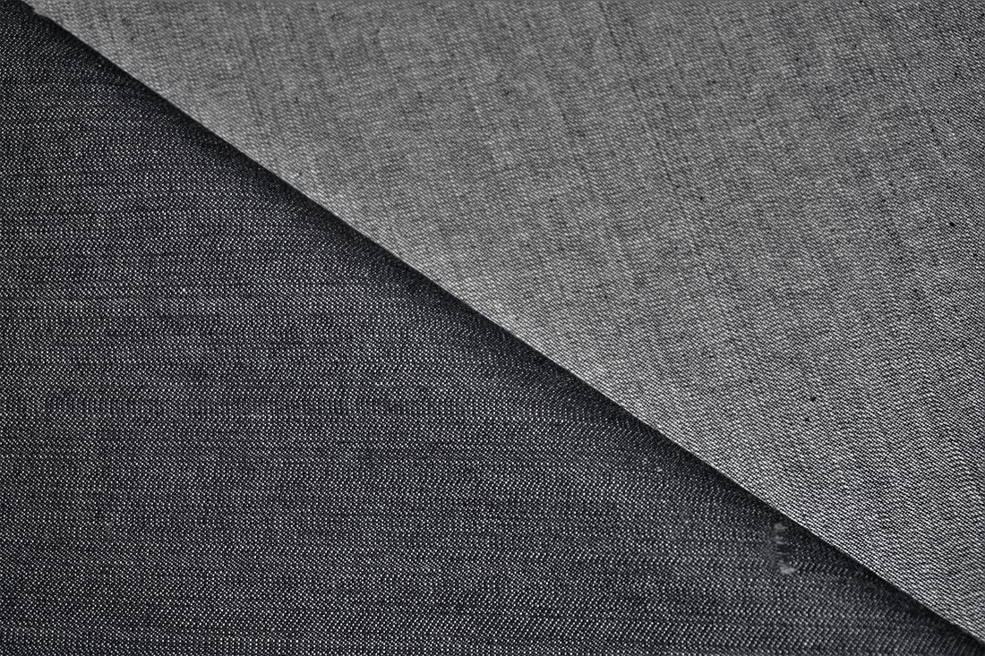 Black Col 6 Cotton Stretch Denim