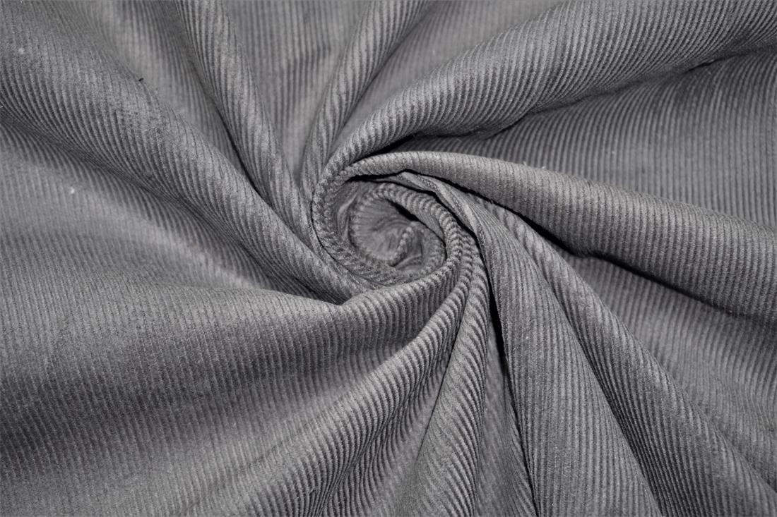 Grey - Col 5 Cotton 14 Wale Corduroy
