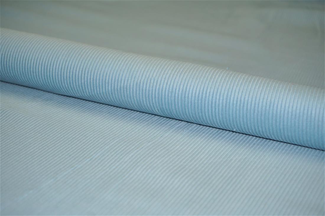 Light Blue - Col 6 Cotton 10 Wale Corduroy