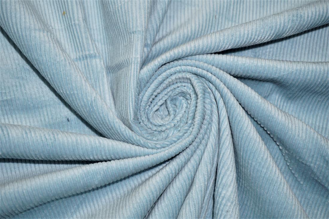 Light Blue - Col 6 Cotton 10 Wale Corduroy