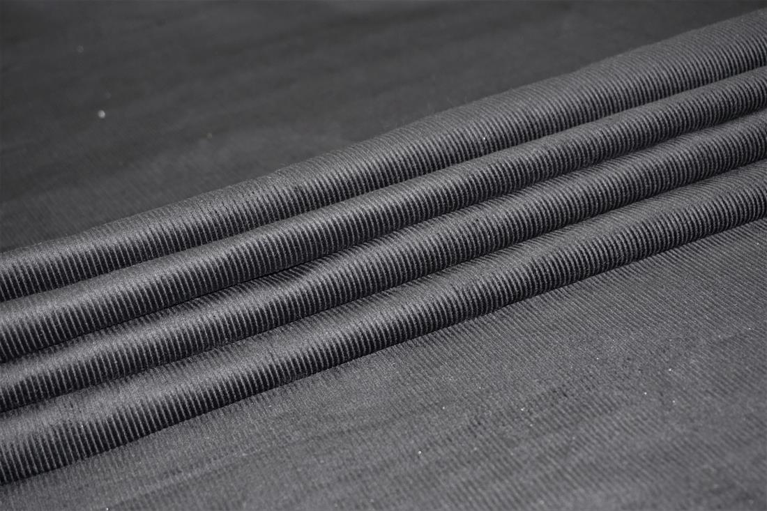 Black - Col 7 Cotton 13 Wale Corduroy