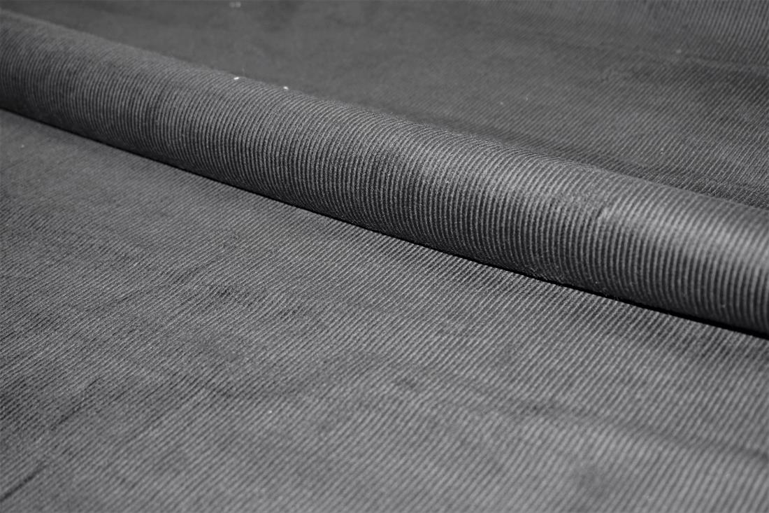 Black - Col 7 Cotton 13 Wale Corduroy