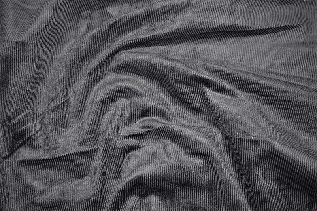 Black - Col 7 Cotton 13 Wale Corduroy