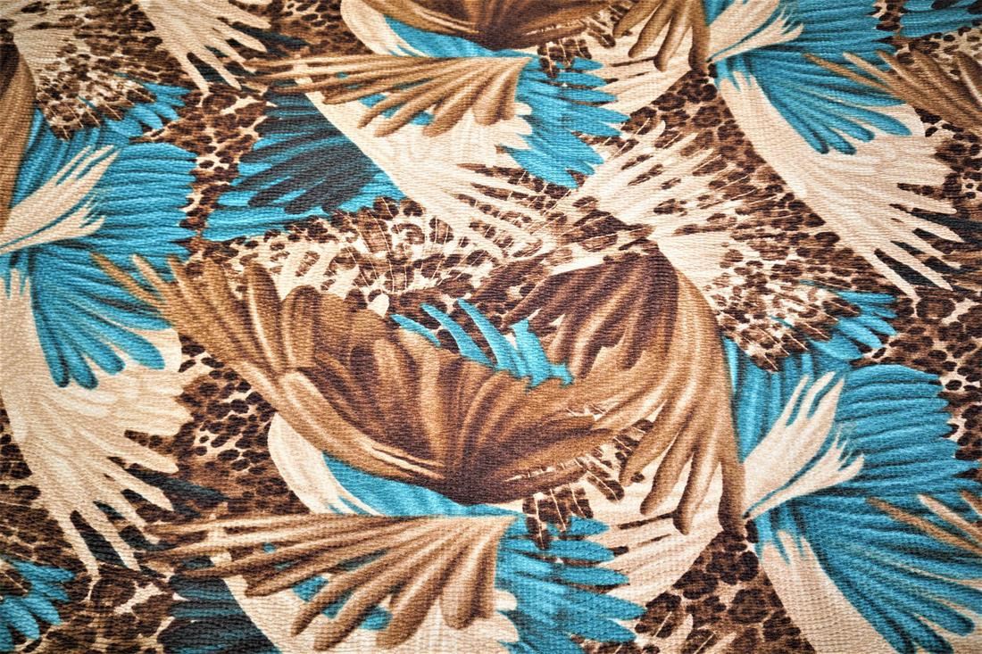 Brown Printed Jersey