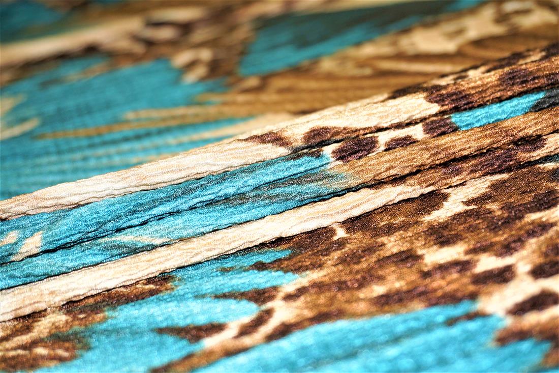 Brown Printed Jersey