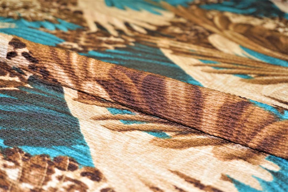 Brown Printed Jersey