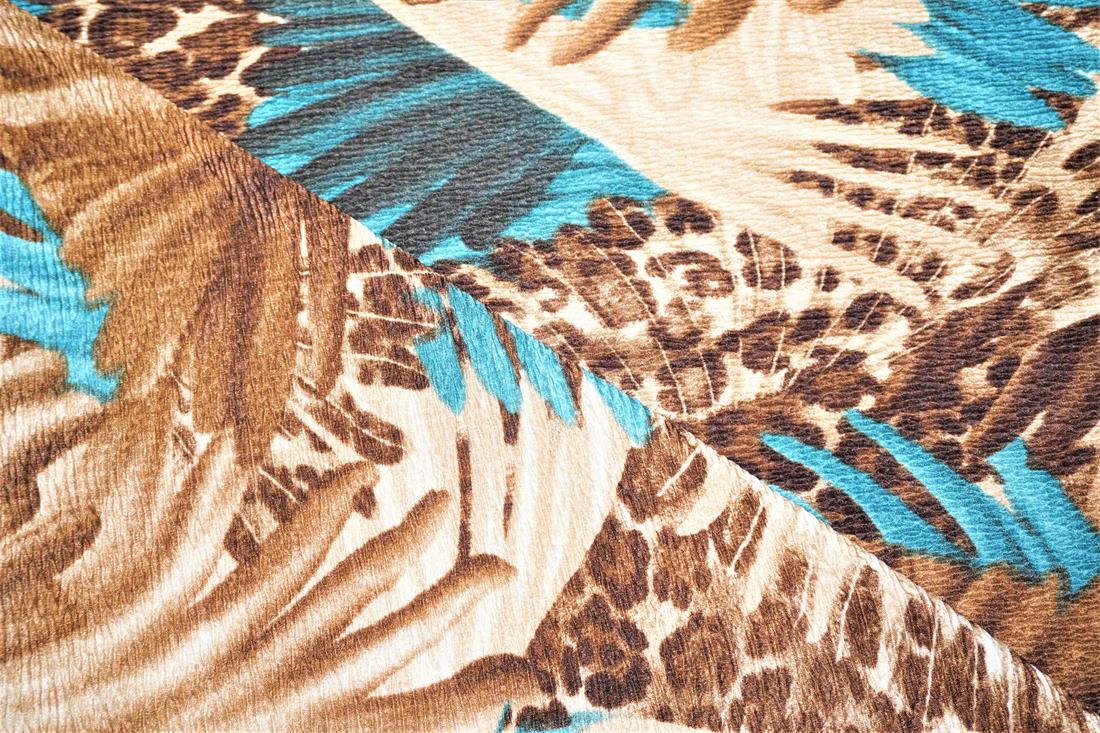Brown Printed Jersey