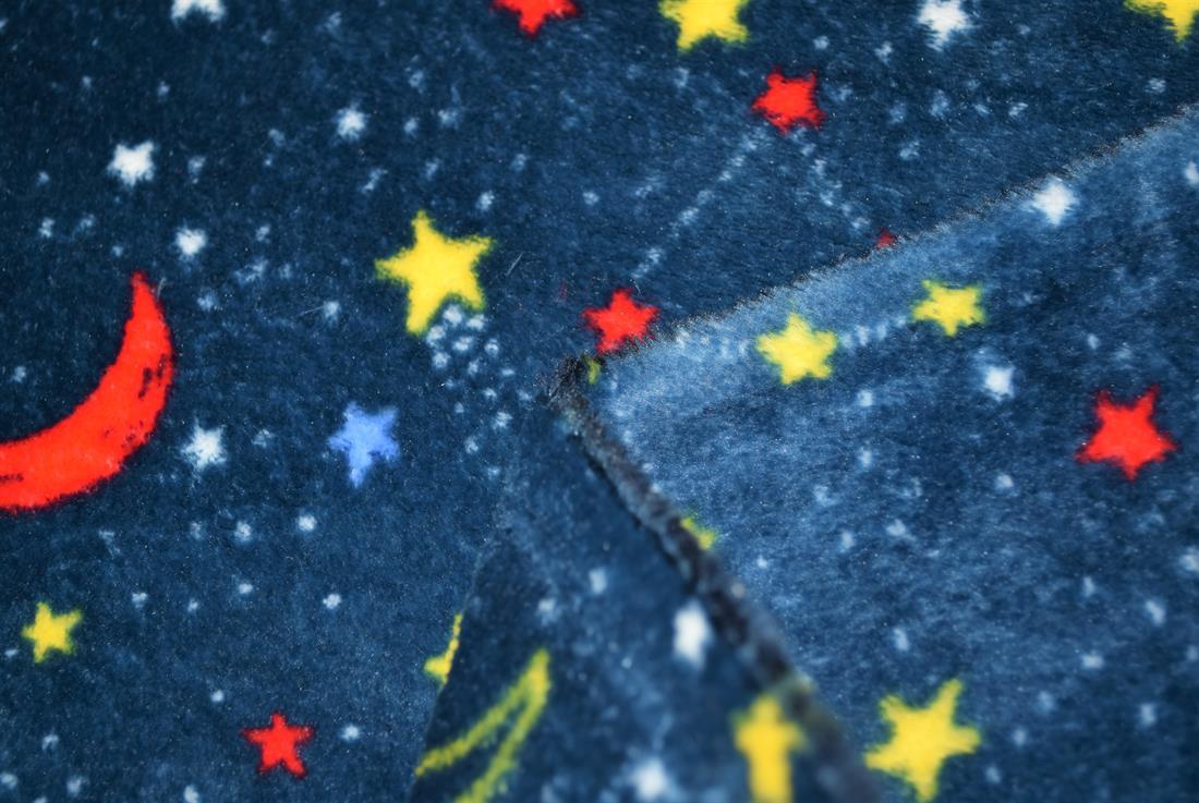Navy & RED Fleece