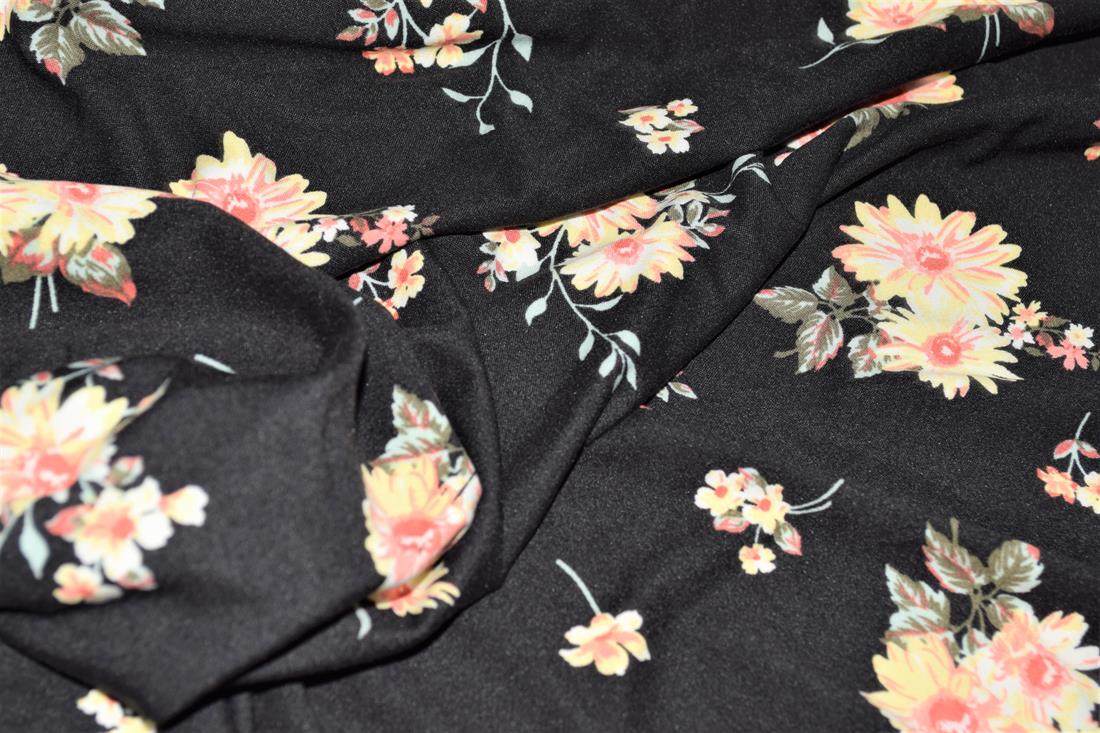 Black Brushed Jersey