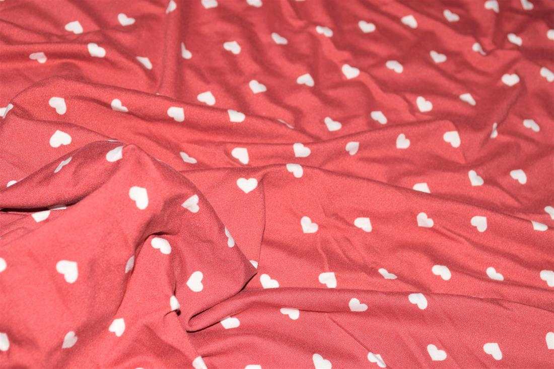 Red Brushed Jersey