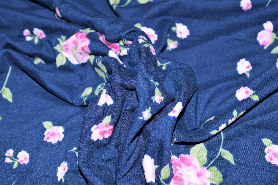 Navy Brushed Jersey