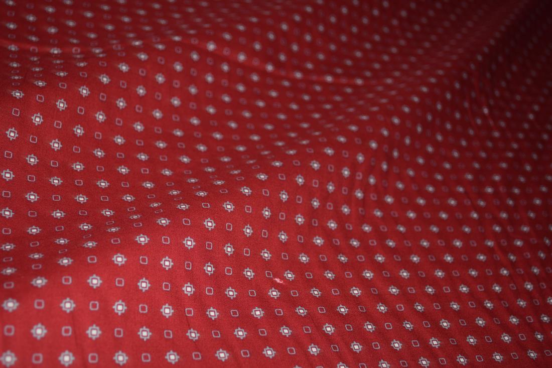 Red Cotton Print