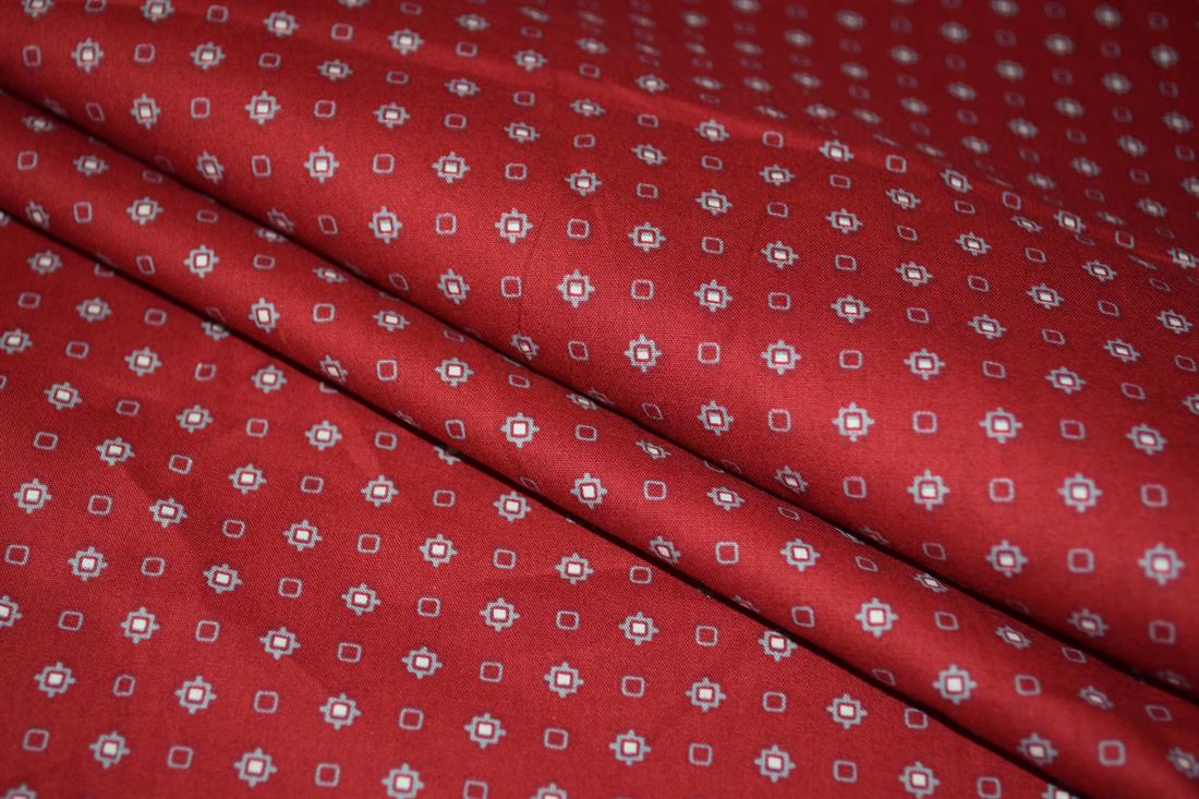 Red Cotton Print