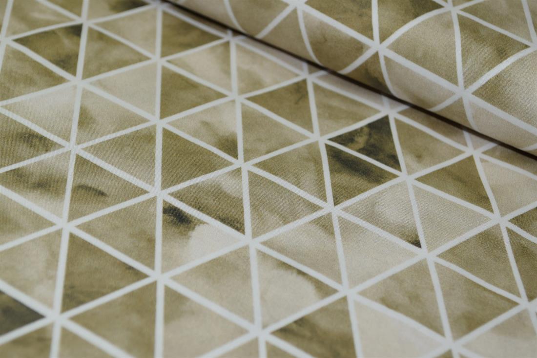 Beige Printed Cotton Fabrics