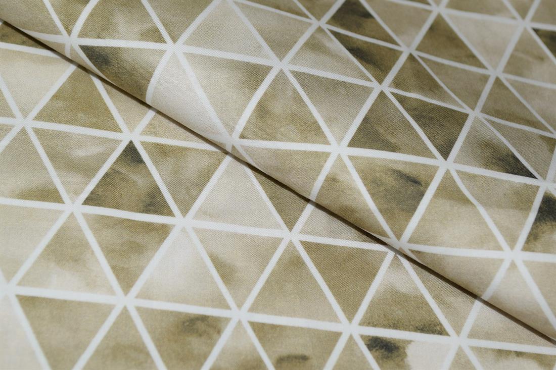 Beige Printed Cotton Fabrics