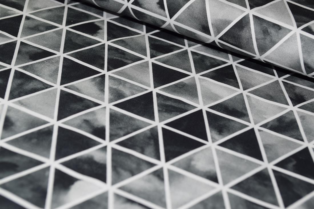 Dark Grey Printed Cotton Fabrics