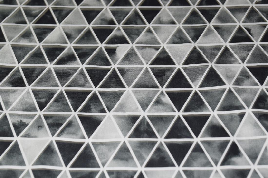 Dark Grey Printed Cotton Fabrics