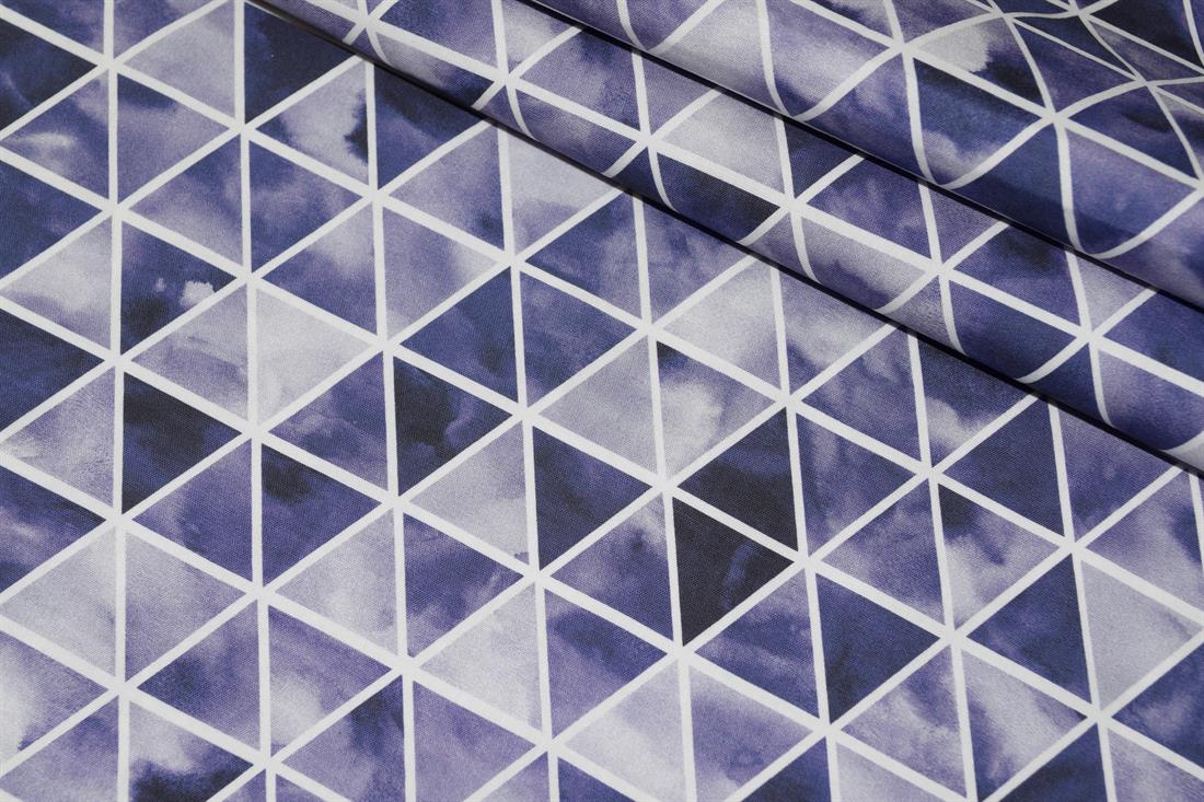Dark Purple Printed Cotton Fabrics