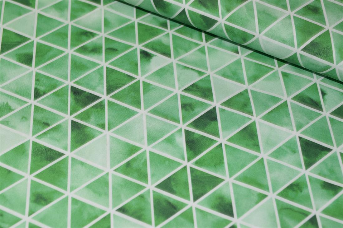 Green Printed Cotton Fabrics