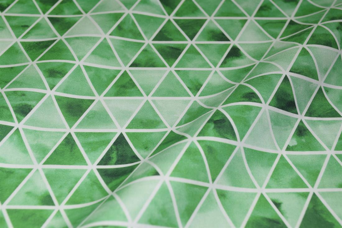 Green Printed Cotton Fabrics
