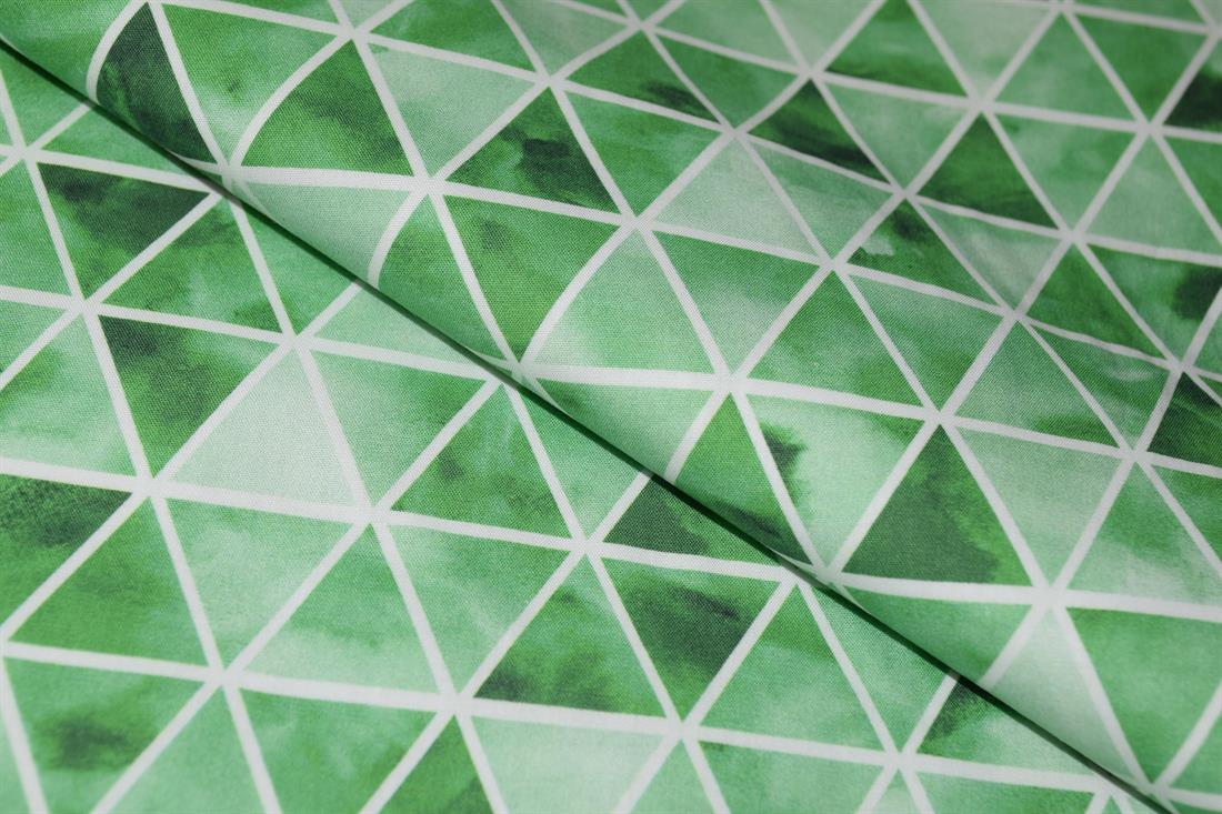 Green Printed Cotton Fabrics