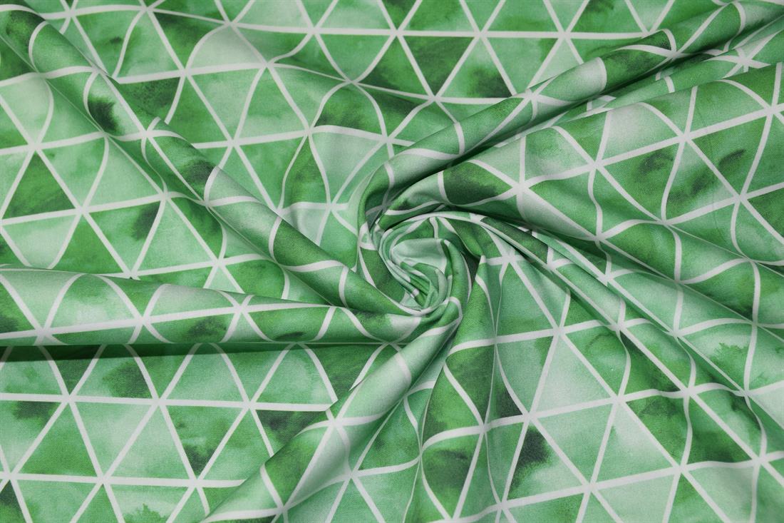 Green Printed Cotton Fabrics