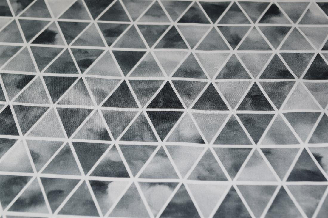 Grey Printed Cotton Fabrics